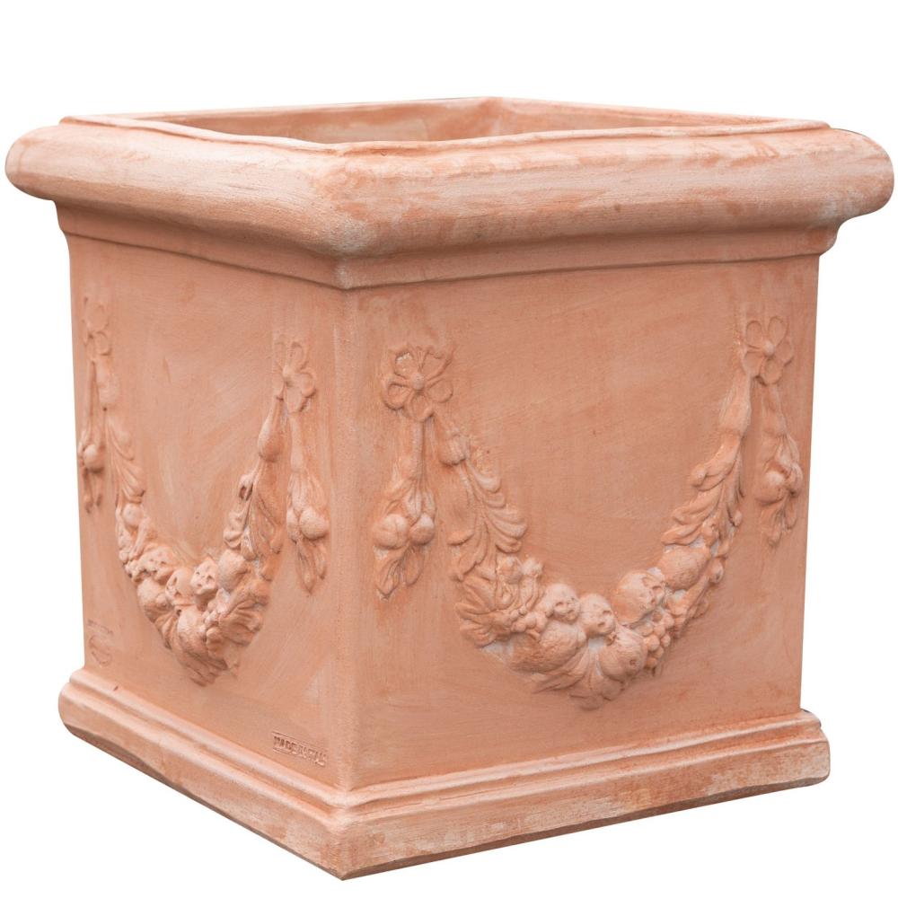 olasz terracotta szogletes negyzetes cotto kaspo mediterran kulteri fagyalli keramia edeny viraglada terasz kaspok olasz toszkan handmade lameridiana lakberendezesi aruhaz cotto kaspok.jpg